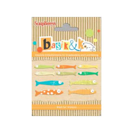 Elementy metalowe Scrap Berry's Basik&Ko Fishing 2, 10szt
